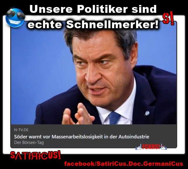 Politiker sind keine Schnelldenker! Satire